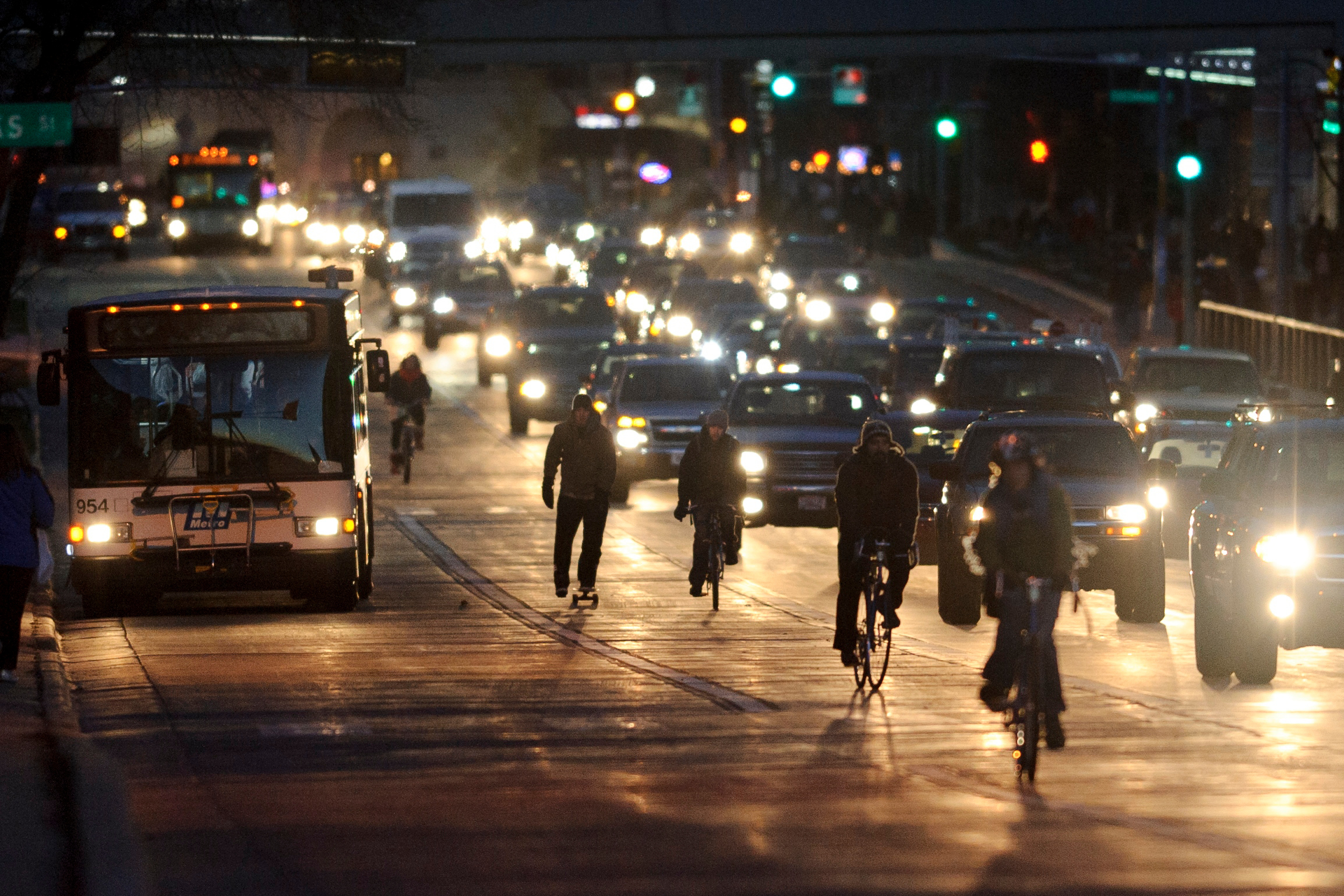 Bikes on University Ave