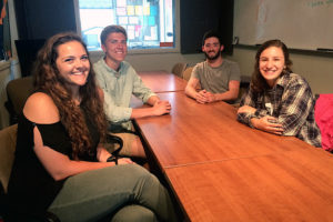 Green Team at conference table