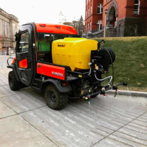 Physical plant salt brine truck
