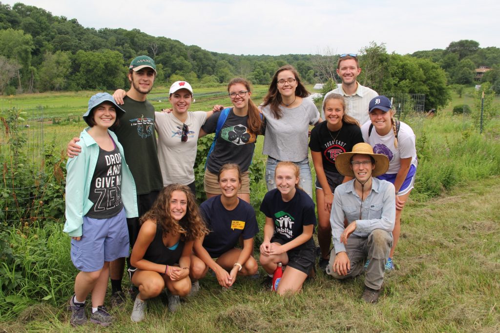The Office of Sustainability interns visited the Farley Center this summer.