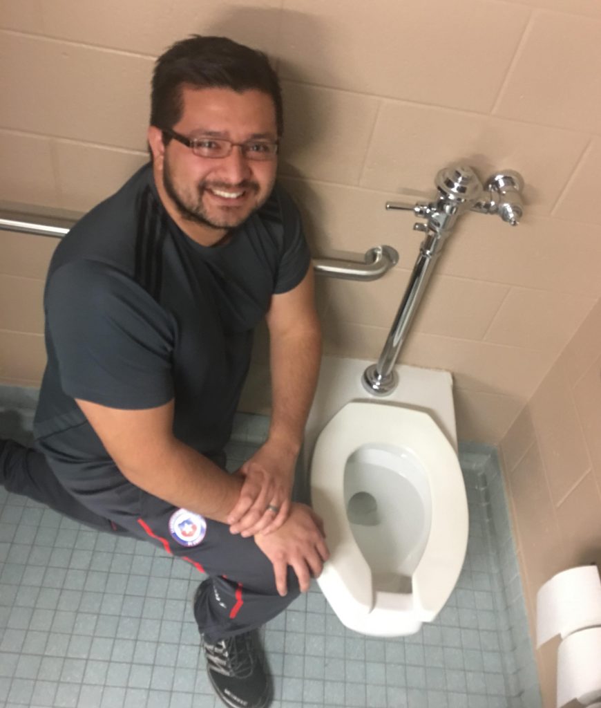 Johnny Uelmen in his research environment last year.