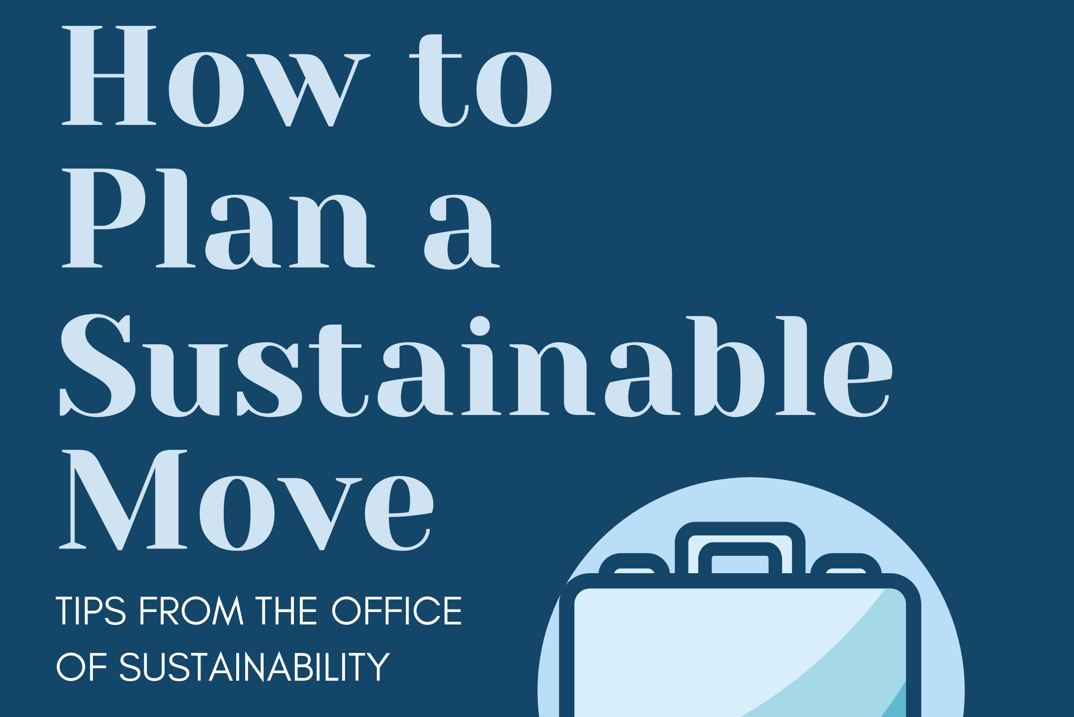 How to Plan a Sustainable Move Instagram image