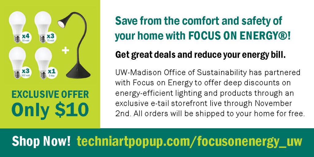 Focus on Energy description of collaboration with Office of Sustainability
